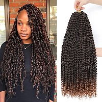 Dansama Passion Twist Hair Water Wave Braiding Hair For Butterfly Style Crochet Braids Bohemian Hair Extensions 24Inch Pack Of