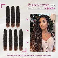 Dansama Passion Twist Hair Water Wave Braiding Hair For Butterfly Style Crochet Braids Bohemian Hair Extensions 24Inch Pack Of