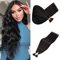 100 Strandspack I Tip Remy Human Hair Extensions Pre Bonded Keratin Stick In Hair Extensions Cold Fusion Hair Piece For Women L