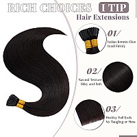 100 Strandspack I Tip Remy Human Hair Extensions Pre Bonded Keratin Stick In Hair Extensions Cold Fusion Hair Piece For Women L