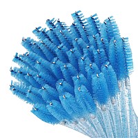 Tifanso 200Pcs Eyelash Brush Disposable Mascara Brush Wand For Lashes Spoolie Brushes Eyebrow Spoolie Eyelash Extension Supplies