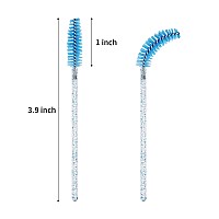 Tifanso 200Pcs Eyelash Brush Disposable Mascara Brush Wand For Lashes Spoolie Brushes Eyebrow Spoolie Eyelash Extension Supplies