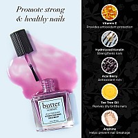 butter LONDON Nail Strengthener, 0.4 Oz, Pink Transluc