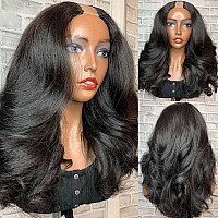 Beauty Forever Body Wave U Part Human Hair Wig 150 Density 10A Gradebrazilian Human Hair Glueless Full Head Clip In Half Wig F