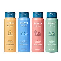 Harrys Mens Body Wash - Body Wash For Men - Variety Pack - 16 Fl Oz , Pack Of 4 (Packaging May Vary)