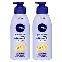 Nivea Lotion Oilinfused Vanillaalmond Oil 169 Ounce Pump 500Ml 2 Pack