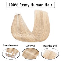 18 Inch Tape In Human Hair Extensions Body Wave Thin 50G 20Pcspack Seamless Skin Weft Glue In Wavy Human Hairpieces With Invisi