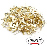 Bronagrand Hair Clips 100Pcs 45Cm Single Prong Clips Gold Curl Pins Duckbill Section Clips For Hair Extensions Styling Craftin