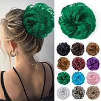 Benehair Hair Bun Hairpiece Scrunchy Updo Hair Pieces Fluffy Scrunchies Donut Top Knot Hairpiece Synthetic Curly Wavy Messy Chig