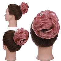 Benehair Hair Bun Hairpiece Scrunchy Updo Hair Pieces Fluffy Scrunchies Donut Top Knot Hairpiece Synthetic Curly Wavy Messy Chig