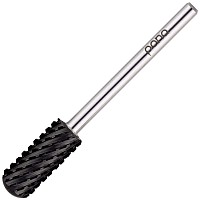 Pana Smooth Top Small Barrel 332 Shank Size Dlc Black 2X Coarse Grit Fast Remove Acrylic Or Hard Gel Nail Drill Bit For