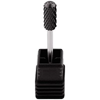 Pana Smooth Top Small Barrel 332 Shank Size Dlc Black 2X Coarse Grit Fast Remove Acrylic Or Hard Gel Nail Drill Bit For