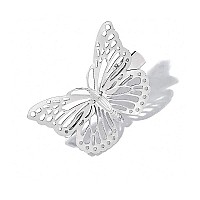 Obtanim Butterfly Hair Clips 12 Pcs Cute Metal Butterfly Hair Claw Pins Barrettes Accessories For Girls And Women Silver