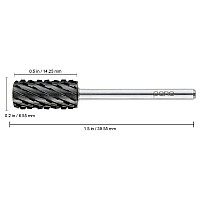 Usa Pana Professional 332 Shank Size Crystal Top Small Or Large Barrel Carbide Bit Nail Drill Bit For Dremel Machine L