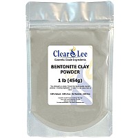 Clearlee Bentonite Clay Cosmetic Grade Powder 100 Pure Natural Powder Great For Skin Detox Rejuvenation And More Heal D