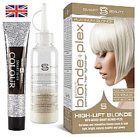 Smart Beauty Platinum Blonde Hair Dye Permanent With Plex Antibreakage Technology That Protects Rebuilds Restores Hair Structu