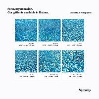 Hemway Premium Ultra Sparkle Glitter Multi Purpose Metallic Flake For Arts Crafts Nails Cosmetics Resin Festival Face Hair Oce