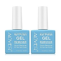 Gel Nail Polish Remover 2 Pack Remove Nail Polish Within 23 Minutes Quick Easy No Need For Foil Soaking Or Wrapping