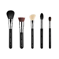 Sigma Beauty Makeup Brush Set Set Of 5 Classic Makeup Brushes For Full Face Professional Makeup Brushes For Foundation Conce