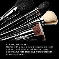 Sigma Beauty Makeup Brush Set Set Of 5 Classic Makeup Brushes For Full Face Professional Makeup Brushes For Foundation Conce