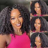 Unice Curly V Part Wig Human Hair No Leave Out 150 Density Upgrade U Part Wigs With Clips Glueless Wig Human Hair For Women Beg