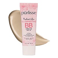 Purlisse Radiant Glow Illuminating BB Cream Spf30 (Fair) Hydrating and Moisturizing Natural Organic Cruelty-free Sulphate & Paraben Free For All Skin Even Sensitive Skin 1.4 Fl Oz (Light)