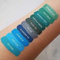 Aromi Emerald Green Liquid Lipstick Dark Evergreen Lip Color Matte Lipstick Vegan Crueltyfree Smudge Proof Longlasting