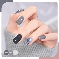 Gaoy Gel Nail Polish Set Of 6 Colors Including Pink Nude Gray Gel Polish Kit Uv Led Soak Off Nail Polish Home Diy Manicure Nail