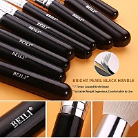 Beili Makeup Brushes 30Pcs Professional Makeup Brush Set Premium Synthetic Kabuki Foundation Blending Brush Face Powder Blush Co