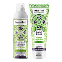 Human+Kind Grapefruit Delight Shower Mousse & Body Wash Kit