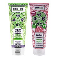 Human+Kind Body Wash & Scrub Kit - Unisex, 2 Pc Set