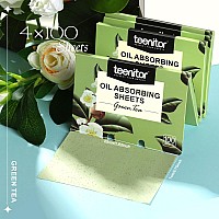 Teenitor Oil Blotting Sheets For Face 400 Sheets Green Tea Oil Absorbing Sheets Blotting Paper For Oily Skin Oil Absorbent Pad