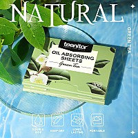 Teenitor Oil Blotting Sheets For Face 400 Sheets Green Tea Oil Absorbing Sheets Blotting Paper For Oily Skin Oil Absorbent Pad