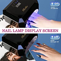 Belle Cordless Uv Led Nail Lamp 54W Gel Uv Light Dryer For Nails Gel Polish Professional Salon Nail Curing Lamp Light With Auto