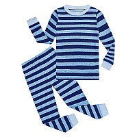 Family Feeling Big Boys girls Long Sleeve Striped Pajamas Sets cotton Kids Holiday Pyjamas Kid Pjs Size 16