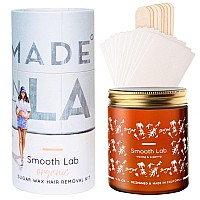 Smooth Lab Sugar Waxing Kit Organic Allnatural Ingredients For Sensitive Skin Perfect For Bikini Arm Leg Chest Facial A