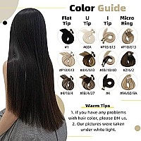 Ugeat K Tip Hair Extensions Blonde Fusion U Tip Hair Extensions Real Human Hair Utip Fusion Hair Extensions 22 Inch 1Gs 50 Stra