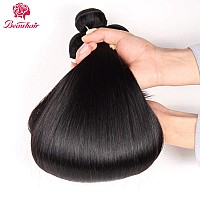 Beauhair Straight Human Hair Bundles 100 Unprocessed Brazilian Straight Virgin Human Hair 4 Bundles Human Hair Extensions Natur