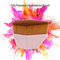 Foundation Brush Daubigny Iron Type Makeup Brush For Face Blush Liquid Powder Foundation Brush For Blending Liquid Cream Or Fl