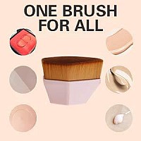 Foundation Brush Daubigny Iron Type Makeup Brush For Face Blush Liquid Powder Foundation Brush For Blending Liquid Cream Or Fl