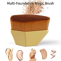 Foundation Brush Daubigny Iron Type Makeup Brush For Face Blush Liquid Powder Foundation Brush For Blending Liquid Cream Or Fl