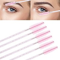 Tbestmax 200 Disposable Mascara Wand And Lipstick Applicator Wands Crystal Lip Gloss Brush Lash Spoolies For Eyelash Extensions