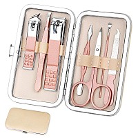 Manicure Set Women Grooming Kit Pedicure Kit Nail Clippers Professional Grooming Kit Nail Tools Gift With Travel Case For M