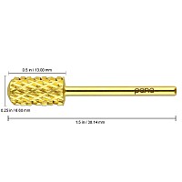 Usa Pana 332 Safety Nail Carbide Smooth Round Top Large Barrel Head For Electric Dremel Drill Machine Grit Size 4X Coars