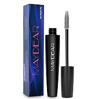 Maydear Silver Mascara For Eyelashes Waterproof Colored Mascara Long Lasting Smudgeproof Color Mascara For Women Fast Dry Lengt