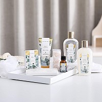 Spa Luxetique Spa Gifts For Women 8Pcs Jasmine Gift Sets Includes Body Lotion Bubble Bath Set Gift Baskets For Womengifts F