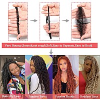 Leeven 18 Inch Water Wave Passion Twist Crochet Braids Hair For Butterfly Locs Crochet Hair 2 Pcs Hot Water Setting Copper Red P