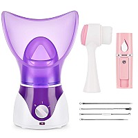 Facial Steamer For Face Nano Facial Mister Sprayer Set Face Steamer For Facial Deep Cleaning Portable Mini Face Steamer For Cl