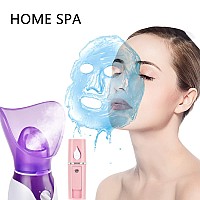 Facial Steamer For Face Nano Facial Mister Sprayer Set Face Steamer For Facial Deep Cleaning Portable Mini Face Steamer For Cl