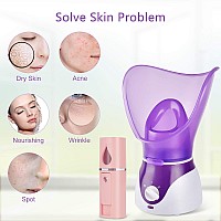 Facial Steamer For Face Nano Facial Mister Sprayer Set Face Steamer For Facial Deep Cleaning Portable Mini Face Steamer For Cl